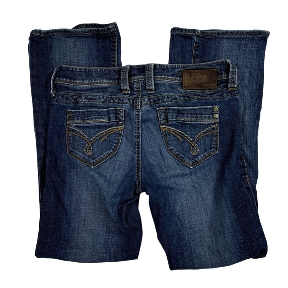 Mavi Denim - Mavi‎ Kay Bootcut Jeans Womens 30x27 Dark Wash Low Rise Denim Stretch Y2K